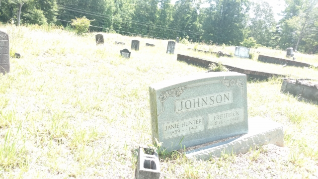 Janie Hunter Johnson 1859-1941 and Frederick Johnson 1854-1940